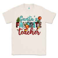 Natural santa s favorite teacher Classic Tee - JahusDesignShop