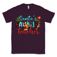 Plum santa s favorite teacher Classic Tee - JahusDesignShop