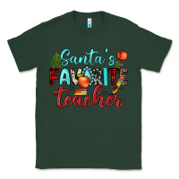 Sports Green santa s favorite teacher Classic Tee - JahusDesignShop