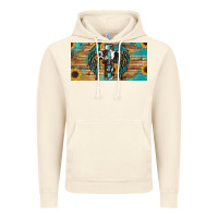 Vintage Artic Wings Cross Faith Vintage Hoodie - RanaPortraitStore