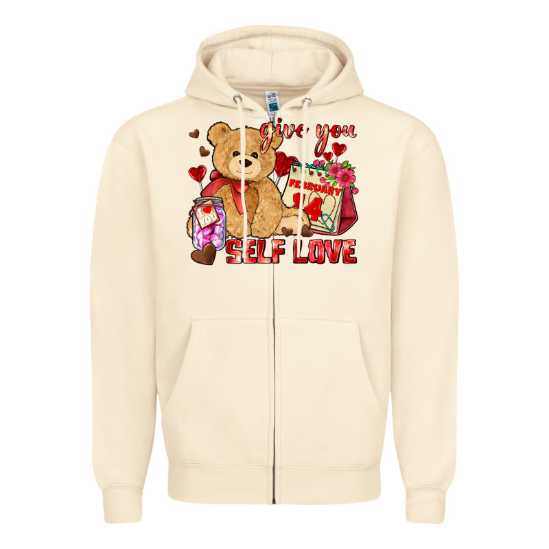 Give You Self Love Zipper Hoodie by AdoDesignShop | Teevron