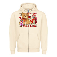 Sandshell give you self love Zipper Hoodie - AdoDesignShop