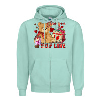 Seafoam give you self love Zipper Hoodie - AdoDesignShop