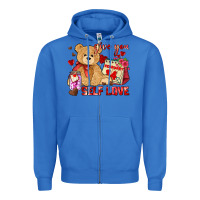 True Royal give you self love Zipper Hoodie - AdoDesignShop