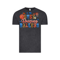 Vintage Black busy raising ballers basketball Vintage Tee - Zillion Design Studio