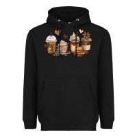 Melanin Afro Coffee Cups Heavyweight Hoodie | Teevron