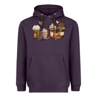 Plum melanin afro coffee cups Heavyweight Hoodie - MaliasSmallBusiness
