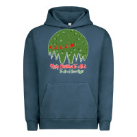 Pigment Midnight Navy Merry Christmas To All To All A Good Night Urban Hoodie - Bettercallsaul