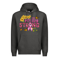 Charcoal Heather Pretty Strong Premium Hoodie - BundleAndBundleShop