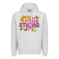 Dove Grey Pretty Strong Premium Hoodie - BundleAndBundleShop