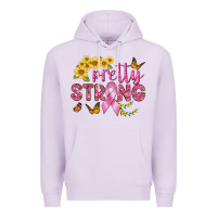 Lilac Pretty Strong Premium Hoodie - BundleAndBundleShop