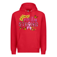 Red Pretty Strong Premium Hoodie - BundleAndBundleShop