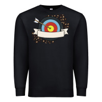 Black custom name archery Premium Sweatshirt - MaliasSmallBusiness