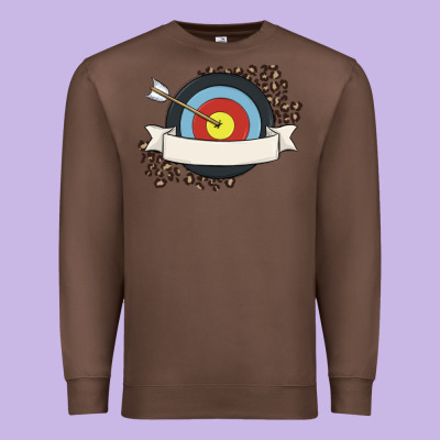 Custom Name Archery Premium Sweatshirt Designed By Maliassmallbusiness