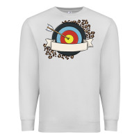 Dove Grey custom name archery Premium Sweatshirt - MaliasSmallBusiness