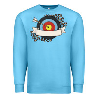 Ocean Blue custom name archery Premium Sweatshirt - MaliasSmallBusiness