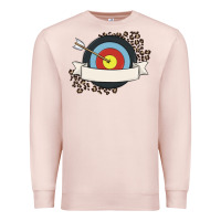 Pale Pink custom name archery Premium Sweatshirt - MaliasSmallBusiness