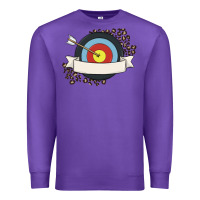 Purple custom name archery Premium Sweatshirt - MaliasSmallBusiness