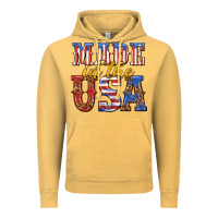 Vintage Mustard made in the usa Vintage Hoodie - texasbilliewilder