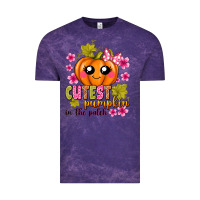 Cloud Purple Cutest Pumpkin In The Patch Vintage Tee - texasbilliewilder