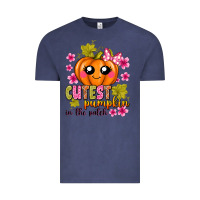 Vintage Denim Cutest Pumpkin In The Patch Vintage Tee - texasbilliewilder