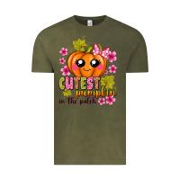 Vintage Olive Cutest Pumpkin In The Patch Vintage Tee - texasbilliewilder