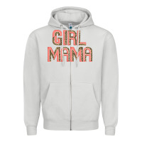 Dove Grey girl mama. Zipper Hoodie - JahusDesignShop