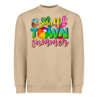 Mushroom small town summer tbw Heavyweight Sweatshirt - texasbilliewilder