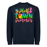 Navy small town summer tbw Heavyweight Sweatshirt - texasbilliewilder