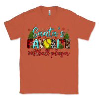 Copper santa s favorite softball player Classic Tee - JahusDesignShop