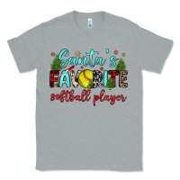Heather Grey santa s favorite softball player Classic Tee - JahusDesignShop
