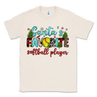 Natural santa s favorite softball player Classic Tee - JahusDesignShop