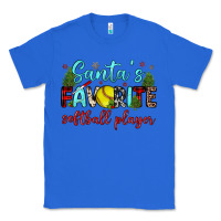 True Royal santa s favorite softball player Classic Tee - JahusDesignShop