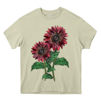 Mossy 2 Chocolate sunflower Heavy Core Tee - LillyAllenDesigns