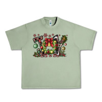 Oil Green Joy Urban Heavy Tee - CowhideDigitalArt