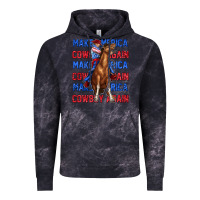 Cloud Black make america cowboy again Vintage Hoodie - texasbilliewilder