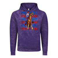 Cloud Purple make america cowboy again Vintage Hoodie - texasbilliewilder