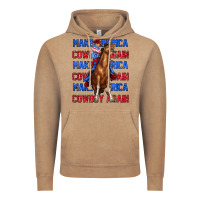 Vintage Coffee make america cowboy again Vintage Hoodie - texasbilliewilder