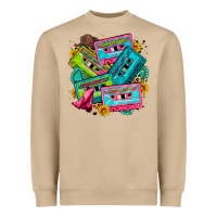 Mushroom 90's country cassette tapes Heavyweight Sweatshirt - Zillion Design Studio