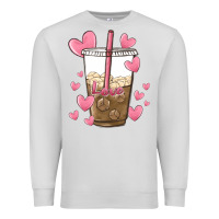 Dove Grey valentine coffee lover Premium Sweatshirt - MaliasSmallBusiness