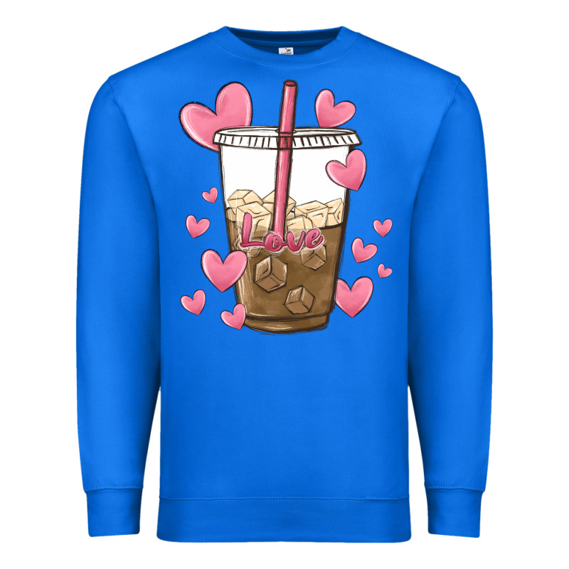 Valentine Coffee Lover Premium Sweatshirt by MaliasSmallBusiness | Teevron