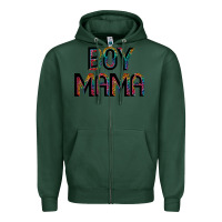 Sports Green boy mama Zipper Hoodie - JahusDesignShop