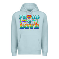 Blue Mist Lgbtq Proud Of Love Premium Hoodie - BundleAndBundleShop