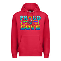 Cardinal Lgbtq Proud Of Love Premium Hoodie - BundleAndBundleShop