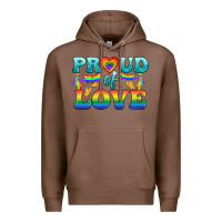 Chestnut Lgbtq Proud Of Love Premium Hoodie - BundleAndBundleShop