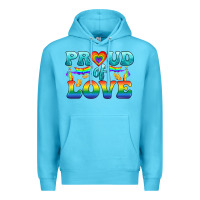 Ocean Blue Lgbtq Proud Of Love Premium Hoodie - BundleAndBundleShop