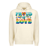 Sandshell Lgbtq Proud Of Love Premium Hoodie - BundleAndBundleShop