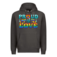 Smoke Lgbtq Proud Of Love Premium Hoodie - BundleAndBundleShop