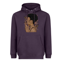 Plum black woman praying Heavyweight Hoodie - MaliasSmallBusiness