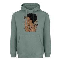 Sage black woman praying Heavyweight Hoodie - MaliasSmallBusiness
